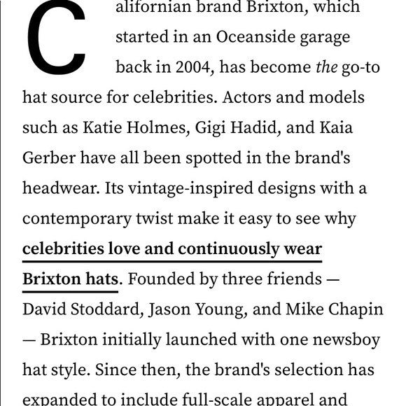 Brixton Wesley Wool Fedora (Unisex) - Picture 6 of 6